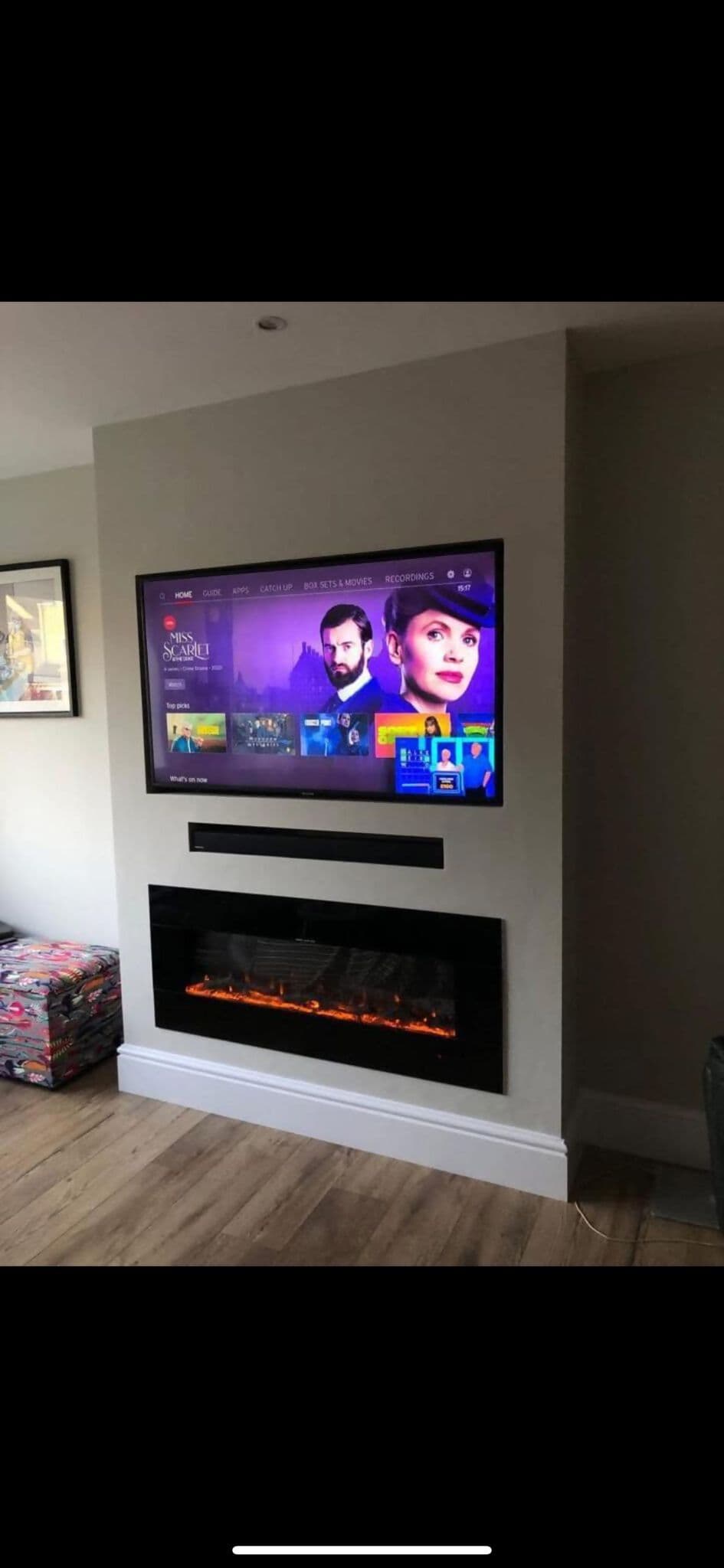 TV wall renovation